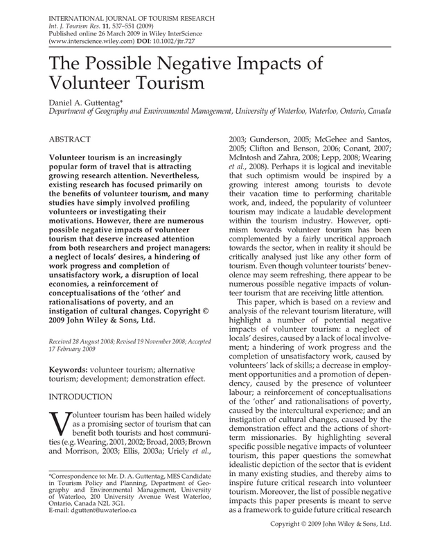 Ethical Volunteering in Ecotourism Making a Positive Impact on Local Communities and Ecosystems